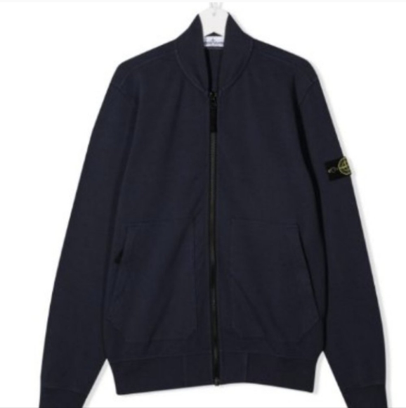 Stone Island Sweaters - Stone Island Junior (14 yrs) logo patch bomberjacket EUC
